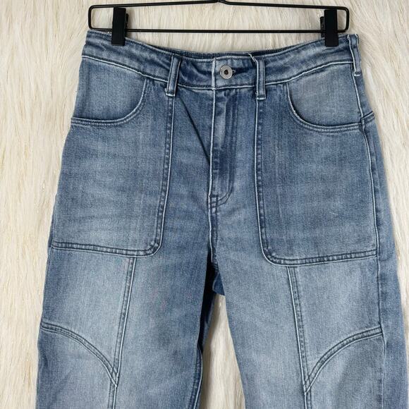 Pilcro and the Letterpress Blue Straight Leg Jeans - Picture 2 of 9